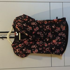 Banana Republic Black & Pink Shirt